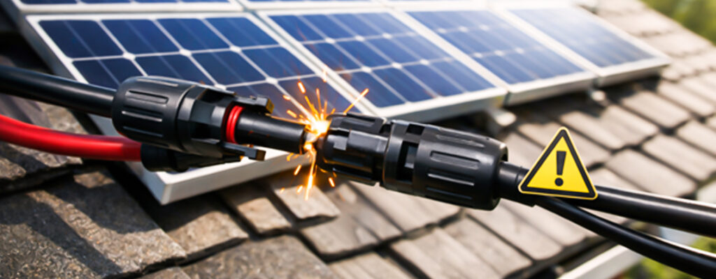 Loose or Improper MC4 Connections