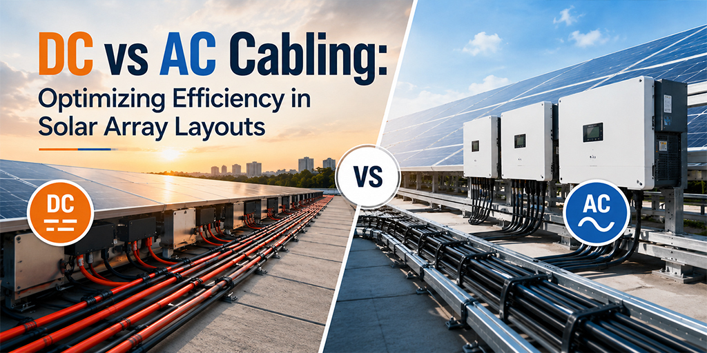 DC vs AC Cabling Optimizing Efficiency in Solar Array Layouts