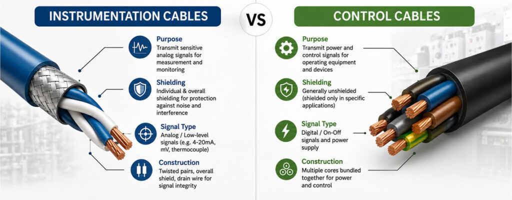 How Are Instrumentation Cables Different From Control Cables